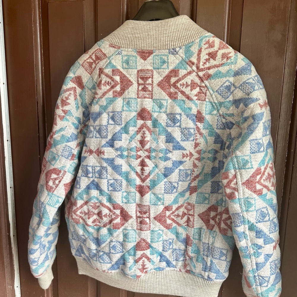 Eddie Bauer Multicolor Patterned Jacket Medium - image 3